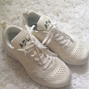 Size 7 white APL sneakers - worn twice
